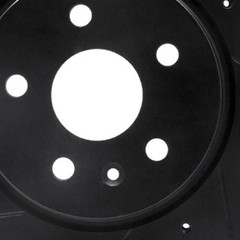 For Buick Allure 2010 Rotor Set | Black | Drilled and Slotted