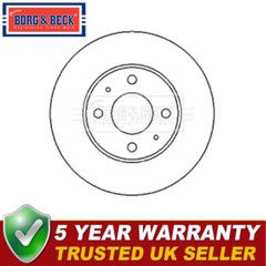 Borg & Beck Front 1x Brake Disc Fits Hyundai Accent 1.3 1.5 CRDi 1.6 5171225061
