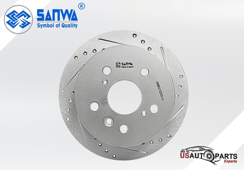 REAR LH BRAKE ROTOR SOLID & GEOMET COATED D&S 269mm FOR TOYOTA SOLARA 02-08 3.0L